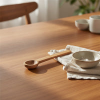 Seasoning Spoon Uncoated Coffee Scoop Sodium Chloride Spoon Unwaxed-without Unwaxed Small Round for Kitchen, Pantry