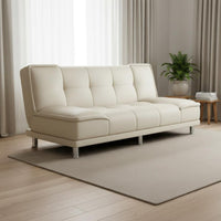 Folding Sleeper Sofa Scratch Resistant Modern Convertible Futon Waterproof Armless Futon Sofa for Small Areas, Bedroom