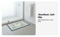 Super Absorbent swift-dryingDrying Foot Pad Non-Slip Bath Rug Soft and Comfortable Bathroom Accessory Easy to Clean for Families, homeowners, Pet Owners, Shower, Entryway, Dormitory
