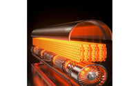 Digital Wall-Mounted Heater Touch Screen Bladeless Heater Space-Saving Quiet for Bedroom