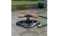 Wide Coverage 3 Arm Rotating Sprinkler Easy to Use 360 Degree Water Sprinkler Long-Lasting and Stable Irrigation Equipment for Lawn, Agriculture