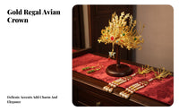 Chinese Peacock Crown Luxurious Design Peacock Crown Chinese Wedding Headdress Intricate for Weddings