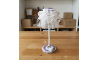 1:12 Scale Dollhouse Sofa Decorative Lavender Dollhouse Couch Realistic Details 1:12 Scale Sofa for Scene Model, Display