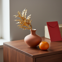 Artificial Gold Chinese New Year Floral Arrangement Accessories