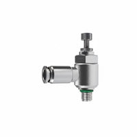 Push to Connect Flow Regulator Valve NBR Sealing Sealing Component Air Line Speed Controller Anti-Aging Quick Connect Air Hose Fitting Leak Proof