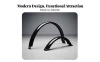 Wide Compatibility Front and Rear Bike Fenders Long-Lasting Material Front and Rear Mudguard Set Easy Installation for Rainy Days