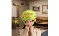 Soft Softball Head Cover Lightweight Soft Fabric Hat Decorative Novelty Hat Funny for Performers