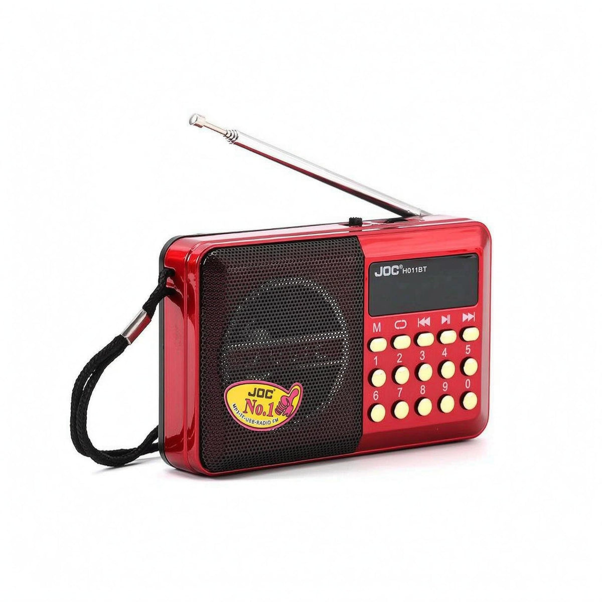 Numeric Keypad Portable Radio Telescopic Antenna Digital Radio Carrying Strap