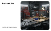 Wear-Resistant Manual Tire Spreader Long-Lasting Steel Construction Tire Expander Tool Heavy Duty for Mechanics, DIYers, Garage