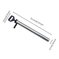 Easy to Use Stainless Steel Shrimp Pump Non Slip Handle Beach Clam Suction Tool Sea Worm Extractor for Tidal Flat, Shoreline
