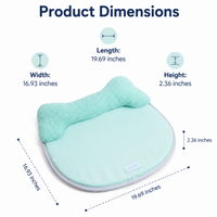 Dog Cooling Mat, Self-Cooling Pet Mat for Canines, Washable Non Slip Summer Mat, Breathable for Hot Summer Days