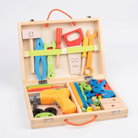 Wooden Toy Colorful Toy with Drill Portable Wooden for Kindergarten