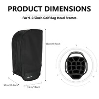 Waterproof Golf Club Bag Cover with Dust Protection