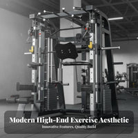 Complete Guided Machine Commercial-Grade All in Unified Guided Machine Heavy Duty Multifunctional Strength Training Station for Bodybuilders