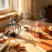 Metal Pumpkin Incense Burner Middle Eastern Aromatherapy Modern Minimalist Tabletop Incense Burner