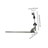 Hi Hat Clutch Secure Locking Hat Clutch Adjustable Tightening Cymbal Stack Holder for Drummers, Studio