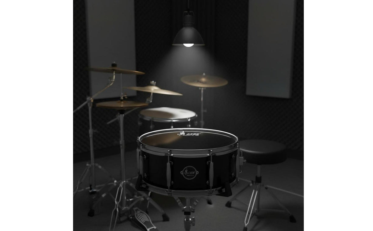 2 Plies 14 Inch Drum Head Polyester Film Double Ply Drum Head Shock Resistant Double Ply Drumhead Long-Lasting for Performance, Practice, Band Rehearsal