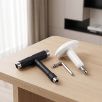 Skateboard T-Tool with Bearing Press Multi-Functional Skateboard Tool Kit Bearing Press Puller Portable T-Wrench Allall-in-1