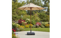 Square Patio Umbrella Base Heavy Duty Fillable Umbrella Base Sturdy Stand Long-Lasting for Backyard