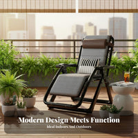 Folding Rattan Recliner Foldable Woven Deck Chair Breathable Portable Recliner for Homeowners, Beachgoers, Balcony, Backyard, Poolside
