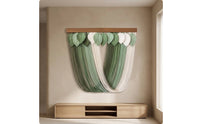 Macrame Wall Hanging Textured Macrame Wall Simple to Hang to   for Living Room, Bedroom, Studio