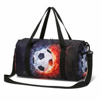 Multi-Functional Sports Duffel Bag Adjustable Shoulder Strap Large Capacity Equipment Bag Long-Lasting Crossbody Travel Duffel Multiple Pockets for Men, Athletes, Boys