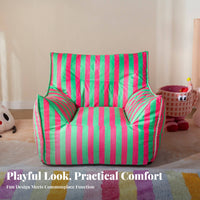 Comfortable Teardrop Bean Bag Chair Soft Texture Floor Seating Lightweight Indoor Furniture Removable Cover for Children, Students, Playroom, Living Room, study corner, Lounge Area