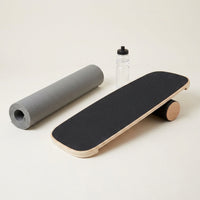 Balance Core Training, Indoor Exercise, For Adults, Fitness, Wooden, 73.5x28cm, Maple Wood, Roller Type, Rectangular