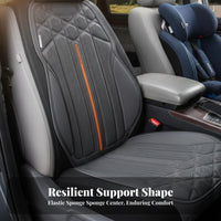 Waist-Design Seat Mat Suede-Like Texture Automotive pad Universal Fit Automobile Pad for motorists, Commuters, Driving, frequent Commute, highway Trips