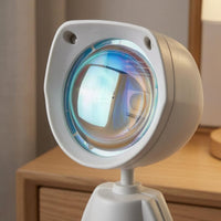Stepless Brightness Astronaut Projection Lamp Tap Control Sunset Projection Lamp 360-Degree Rotation Astronaut Galaxy Lamp Warm Radiance for Bedside, Desktop, Photography
