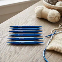 Aluminum Interchangeable Circular Knitting Smooth Circular Knitting Needle Set Tapered Flexible for Knitters, Makers, Home