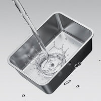 Cat Toilet and Open Top Stainless Steel Tray, Square Structure Indoor Pan for Large Cats and Young Felines Anti Leakage Design