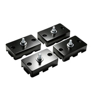 4 Pieces Noise Reducing Vibration-Damping Pad Slim Anti-Vibration Pad Rubber Washer Heavy-Duty for Homeowners