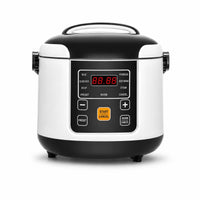 Digital Rice Cooker Compact Electric Rice Cooker Small Appliance Simple for Trucks, Road Trips, Cars