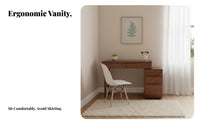 Light Luxury design Vanity with Integrated Chest Multi-Drawer Storage Vanity Desk with Drawers Space-Saving Dressing Table Multifunctional Design for Makeup aficionados, Apartment Dwellers, Teenagers, Home, Walk-in Closet