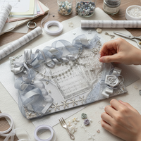 Silver Ita Bag Display Board DIY Material Kit for Anime Merch Decoration