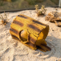 Crested Gecko Enclosure Accessories Resin Tree Hollow, Water-Repelling Reptile Hide and Tortoise House Indoor, Bark Climbing Surface