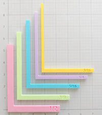 Card Making Alignment Guide Set with Tray