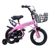 Kids' Training Wheel Bike Water Bottle Included Children's Basket Bike