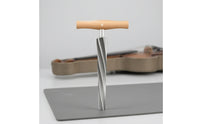 High-Speed Steel T-Handle Tapered Reamer Manual Bass Endpin Reamer Heavy-Duty Luthier Tool Easy to Use for Workshop