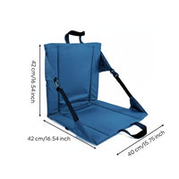 Moisture-Proof Foldable Ground Chair Adjustable Strap Floor Seat for Picnic