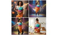 Funny Ice Cream Cone Costume Sleeveless Ice Cream Cone Adult Costume Lightweight Apparel Sweet for Stage Performances