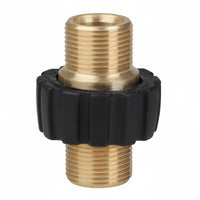 M22 Pressure Washer Adapter Sturdy Duty M22 to 3/8 Quick Connect Fittings Brass Rapid Disconnect Fitting Leak Resistant