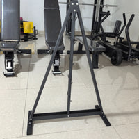 Bolted Joints Triangular Frame Handle Rack Double-Sided Hooks Freestanding Handle Rack