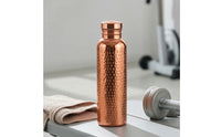 Hammered Sport Water Bottle Long-Lasting Sports Water Bottle Single-Walled Slim for Hikers, Commuters, Daily Hydration, Hiking, Gym