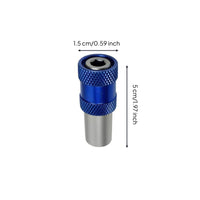 Drill to Screwdriver Adapter Self-Locking Bit Holder with Quick Release Chuck Hex Shank Adapter Anti-Slip Drill Bit Holder