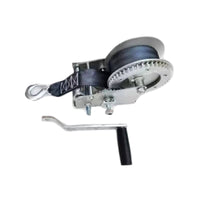 Manual Trailer Winch Reinforced Metal Handle Crank Winch Smooth for Garage