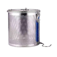 Fine Mesh Soup Seasoning Separator Basket Rust Resistant Herb Infuser Basket Easy to Clean for Restaurants, Caterers, Hot Pot Restaurant
