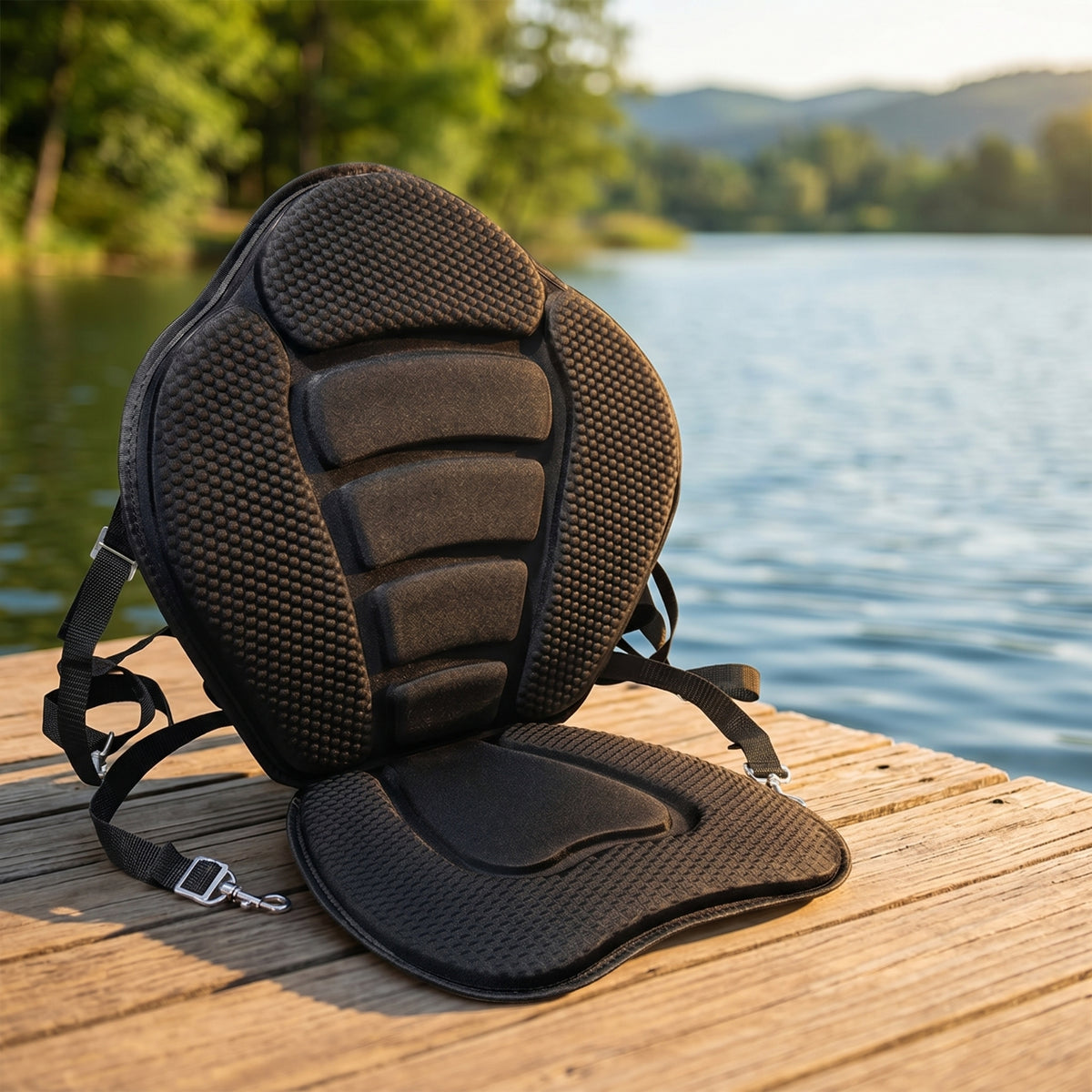 Stand-up Paddleboard Seat Padded Spine Support Paddle Board Seat Detachable Stand-up Paddleboard Backrest Foldable Design