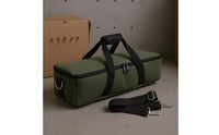 Tea Picking Machine Bag Zippered Tea Machine Bag Olive Drab Green for Storage, Transport